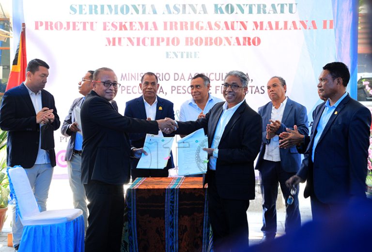 MAP Selebra Kontrau Irigasaun Maliana II