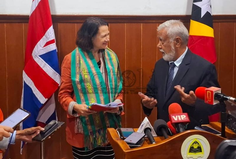 Xanana no Catherine West aborda kona-ba apoiu Reinu Unidu ba Timor-Leste