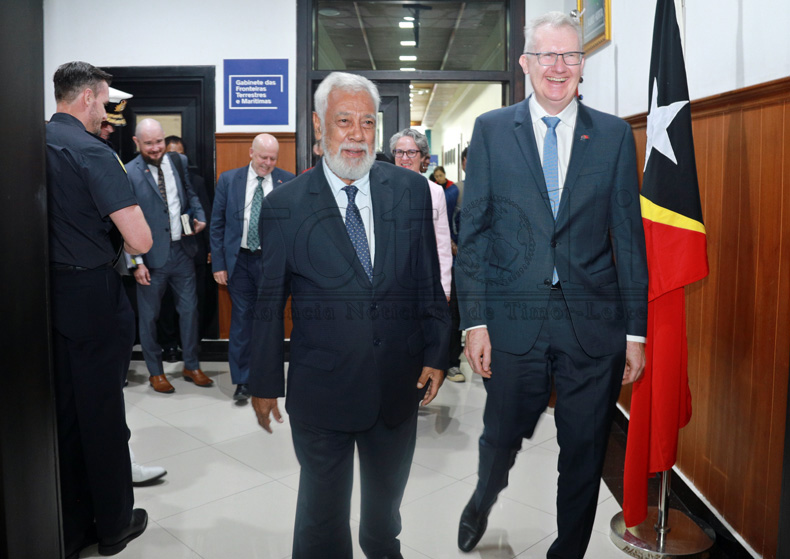 Xefe Governu no Ministru Interiór Austrália diskute kooperasaun iha área oioin