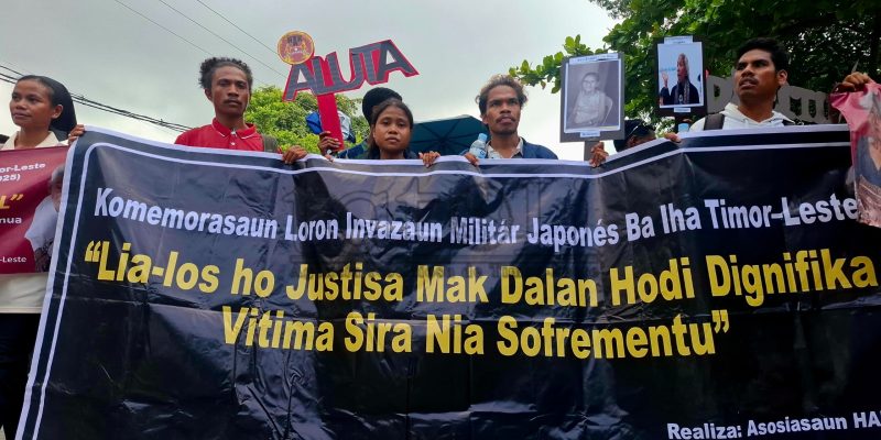 FOTO ATUÁL: Komemorasaun loron invazaun militar Japonés iha TL