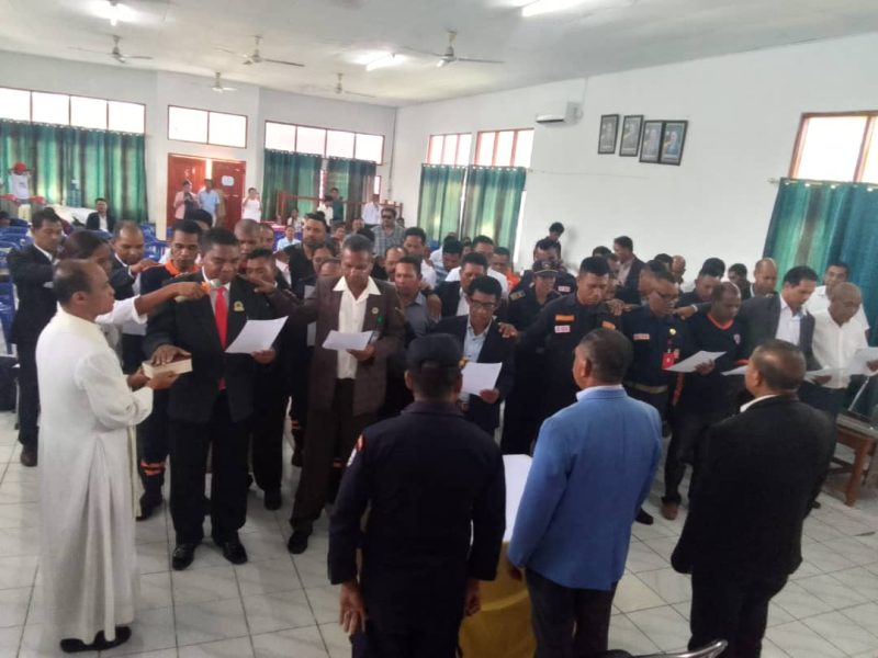 Prepara responde situasaun dezastre naturál, Autoridade fó pose ba membru  KJDM