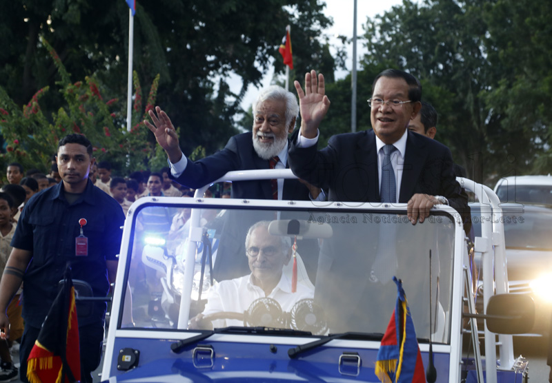 HUN SEN hato’o karta felisitasaun : Timor-Leste nia futuru adezaun plena ba ASEAN
