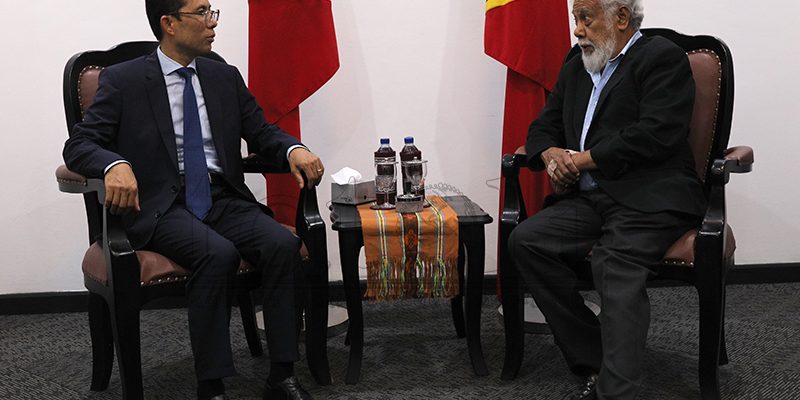 Xanana no Embaixadór Kamboja aborda kooperasaun, ASEAN no estabilidade rejionál