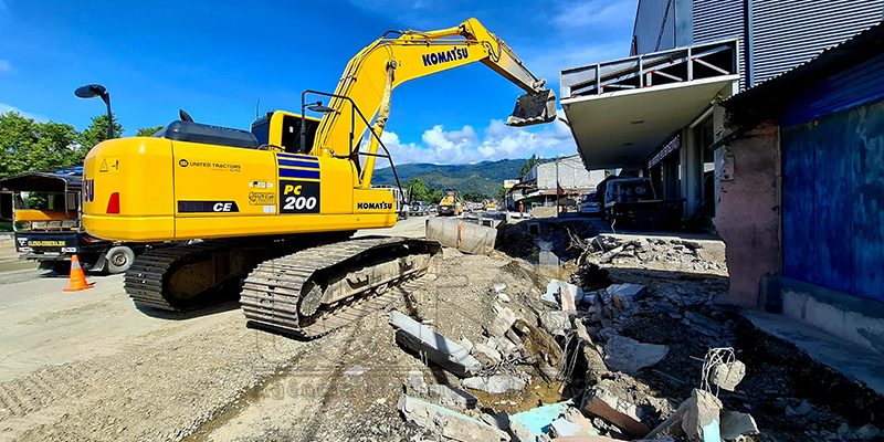 FOTO ATUÁL: Progresu alargamentu estrada diresaun Bidau bá Kuluhun
