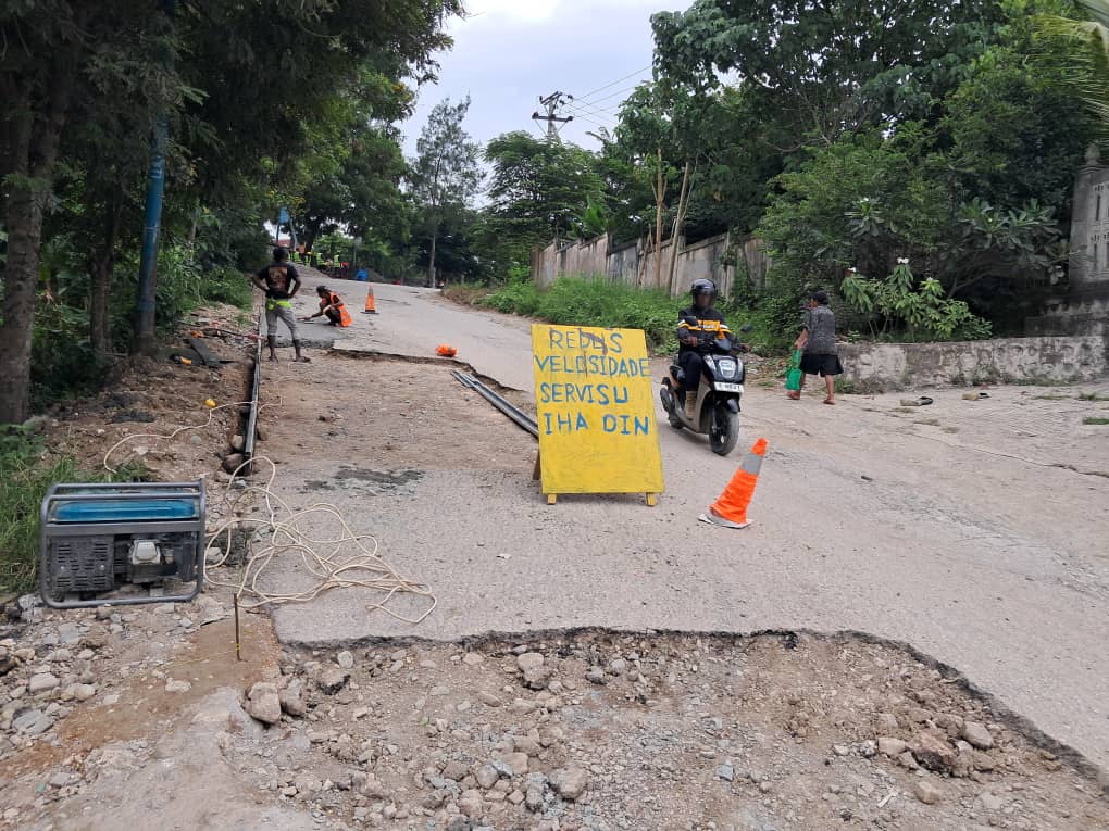 Projetu manutensaun estrada Rotunda-Nagardjo paradu