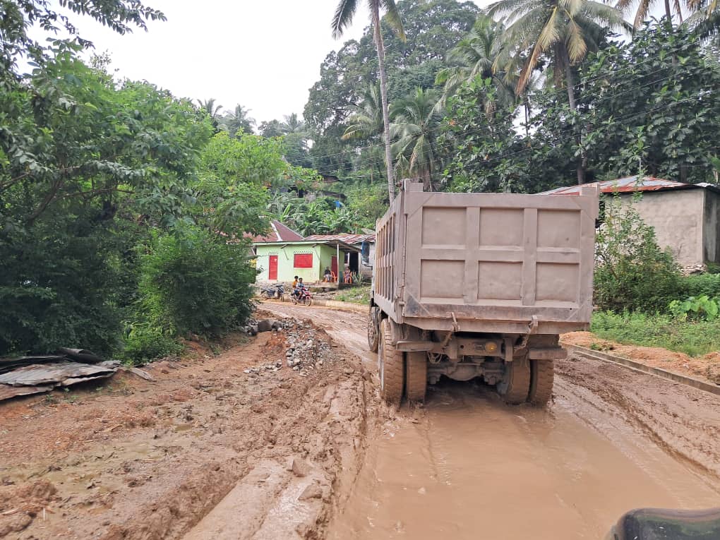 Prosesu reabilitasaun estrada Laga ba Baguia atinje ona 45%