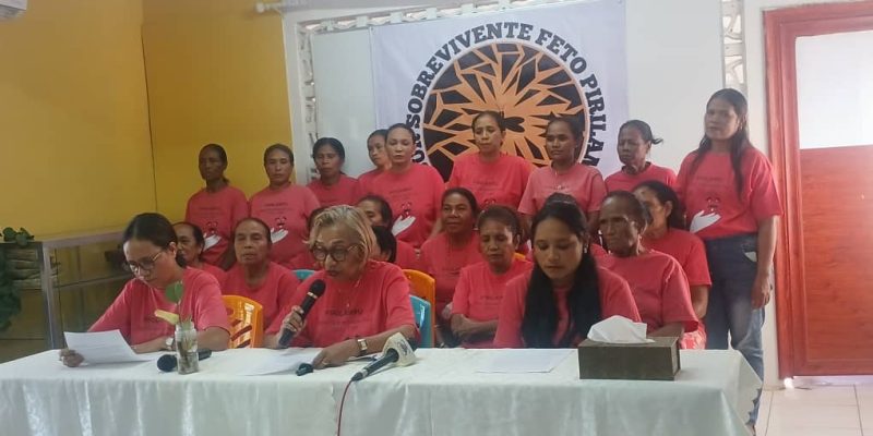 PIRILAMPU eziste hodi tulun feto sobrevivente atu hetan rekoñesimentu husi Estadu