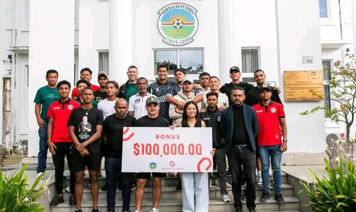 FFTL no ETO Group atribui prémiu apresiasaun $100.000 ba ekipa selesaun nasionál