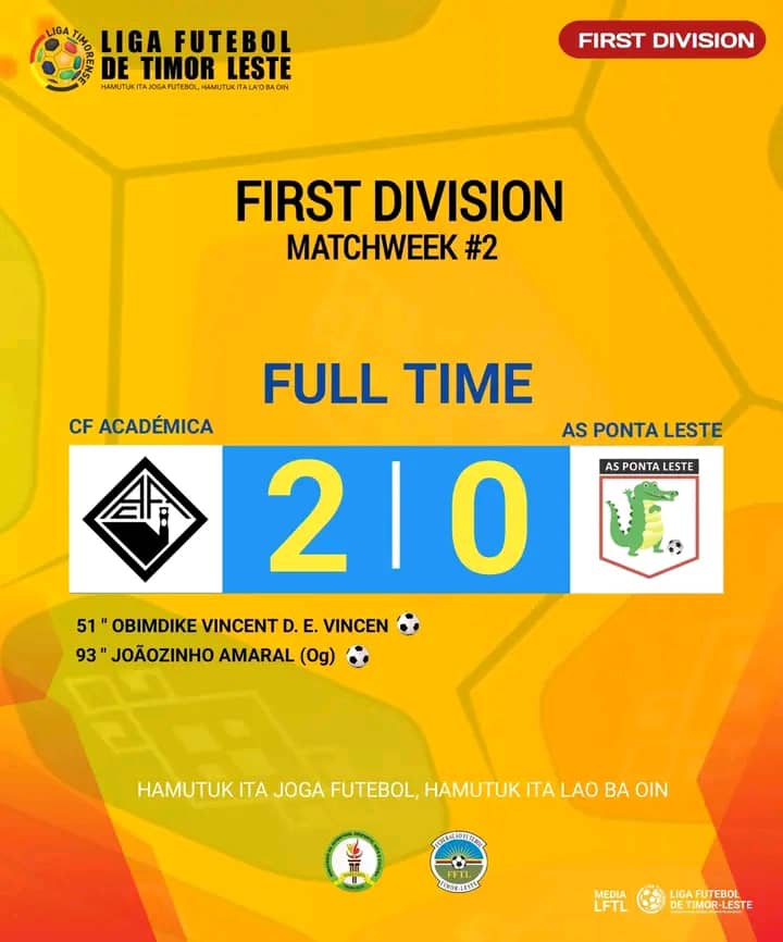 Académica ‘lulun’ Ponta Leste 2-0