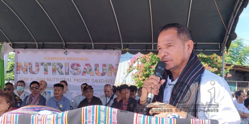 “Han ai-han nutritivu, moris saudavel”