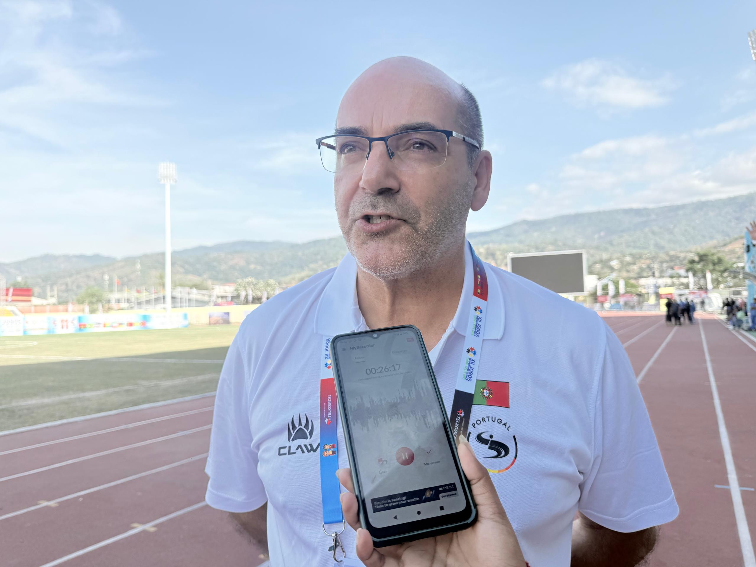 Atleta atletizmu Portugál prontu kompete iha jogu desportivu CPLP