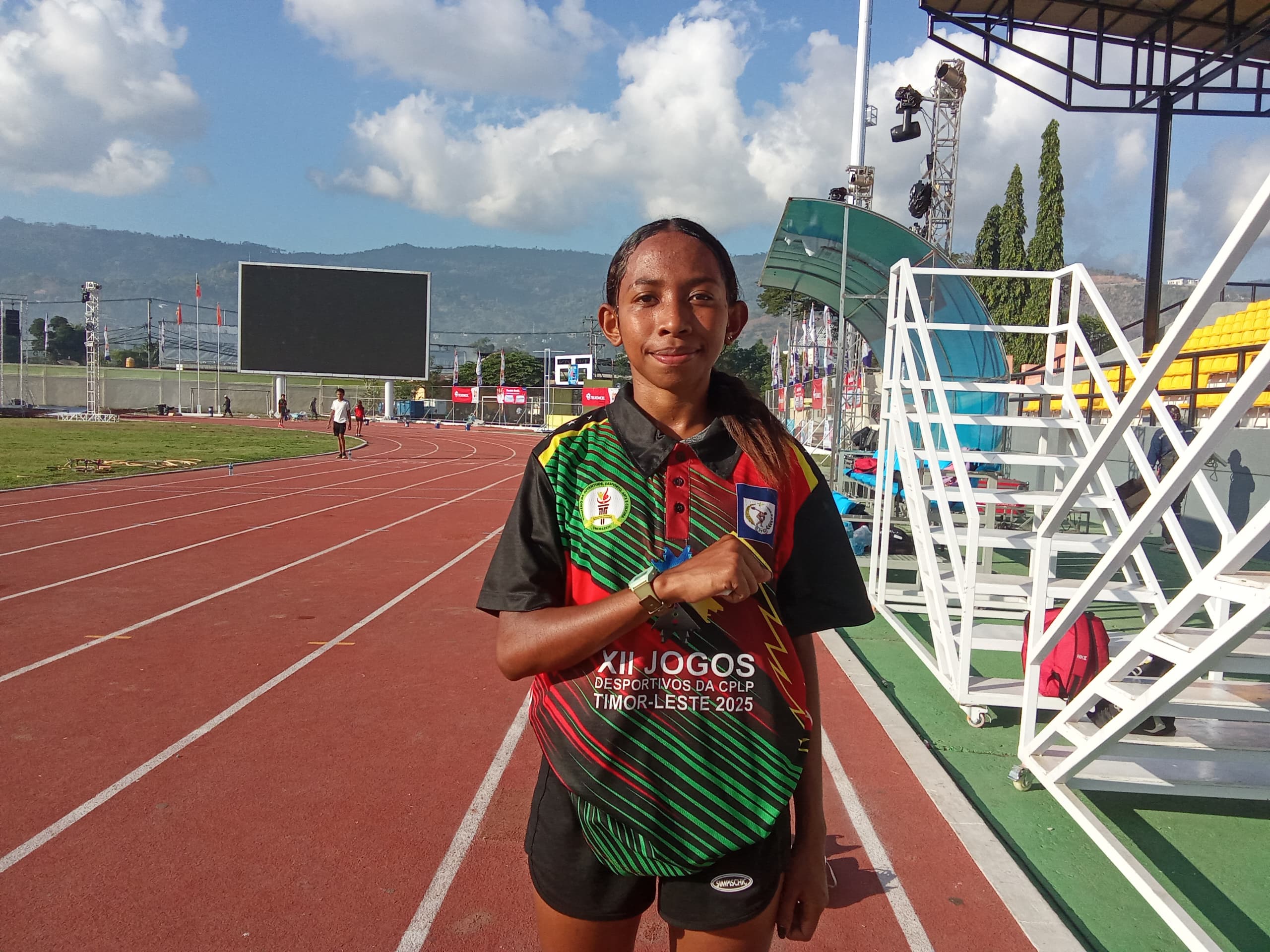 Atleta Deonita la rende hatudu performe di’ak iha jogu desportivu CPLP