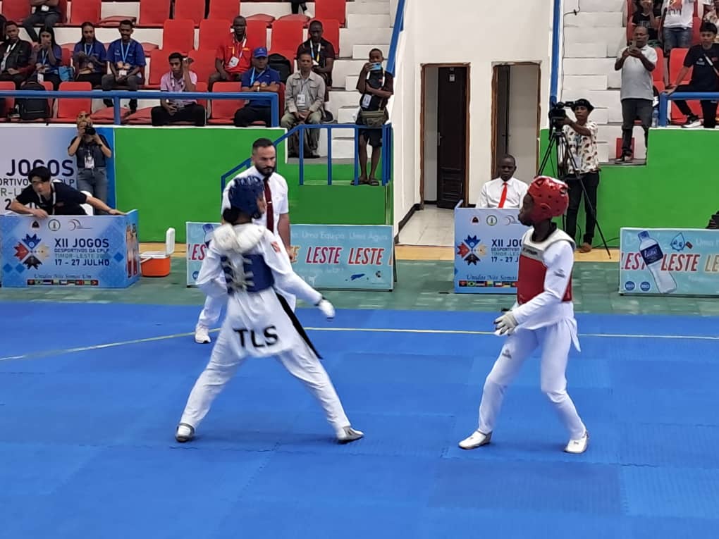 Atleta timoroan na’in-rua hakat bá finál kompetisaun Taekwondo iha Jogu Desportivu CPLP