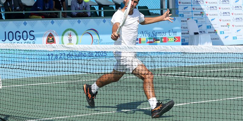 FOTO ATUÁL: Kompetisaun modalidade tenis iha jogu desportivu CPLP