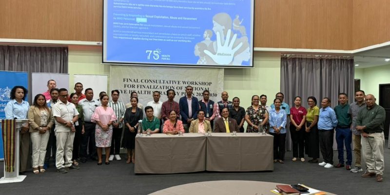 OMS-MS halo konsulta finál kona-ba planu estratéjiku nasionál saúde matan TL