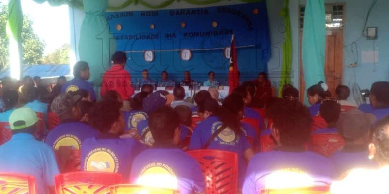 PNTL disemina servisu seguransa ba komunidade Postu Uatulari