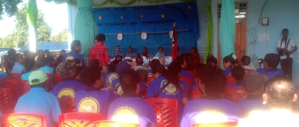 PNTL disemina servisu seguransa ba komunidade Postu Uatulari