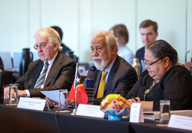 PM Xanana diskuti fronteira Maritima