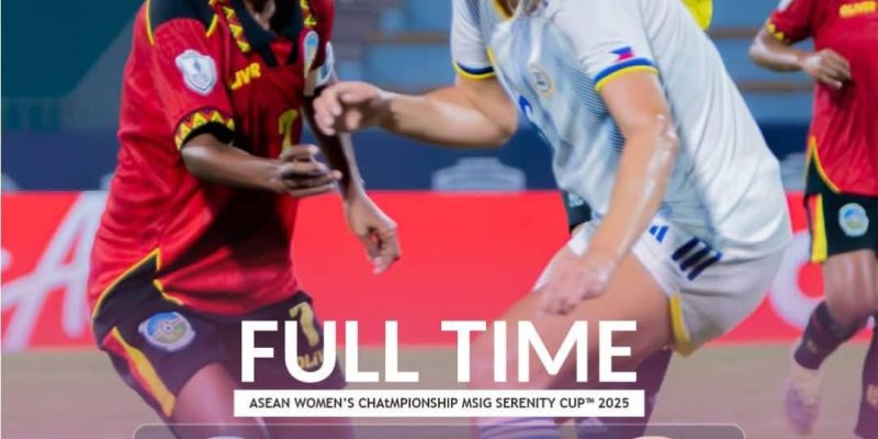 Selesaun Nasionál Futeból Feminina derrota 7-0 kontra Filipina