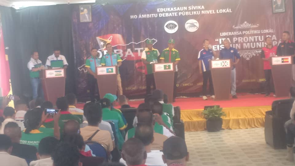 CNE realiza debate públiku ba partidu polítiku lima iha Vikeke