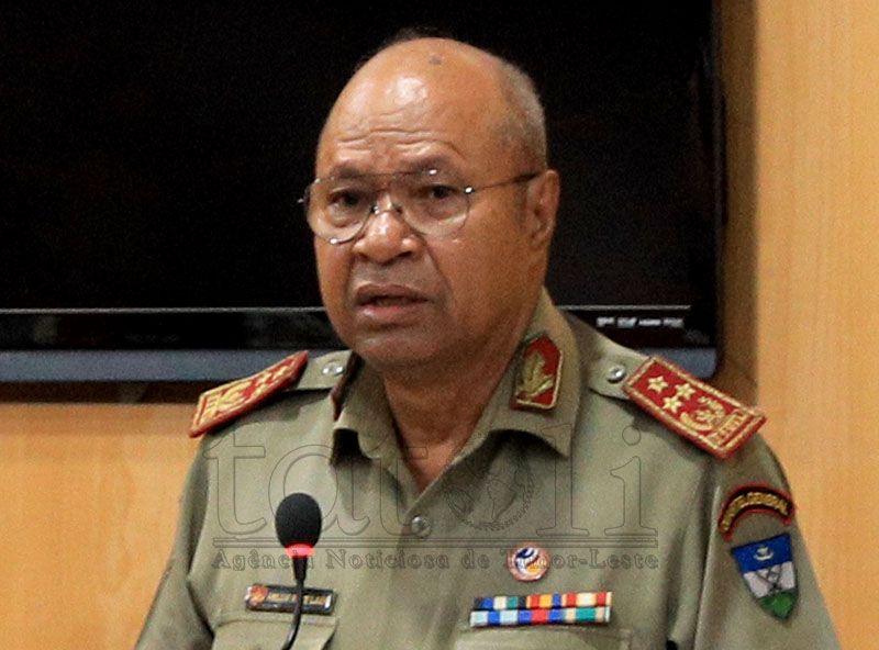 Jenerál Falur destaka pontu lima hodi profisionaliza F-FDTL