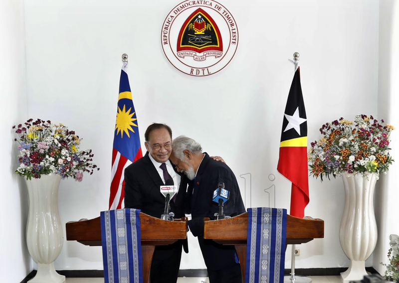 FOTO ATUÁL : PM Malázia Dato Seri Anwar Ibrahim, halo enkontru ho Primeiru-Ministru, Kay Rala Xanana Gusmão