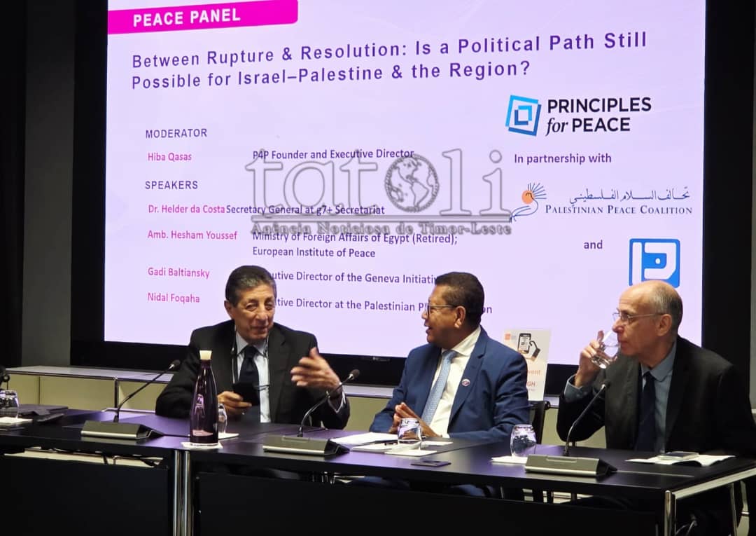 FOTO ATUÁL : Geneva Peace Week ba loron daruak iha Jenebra Suisa