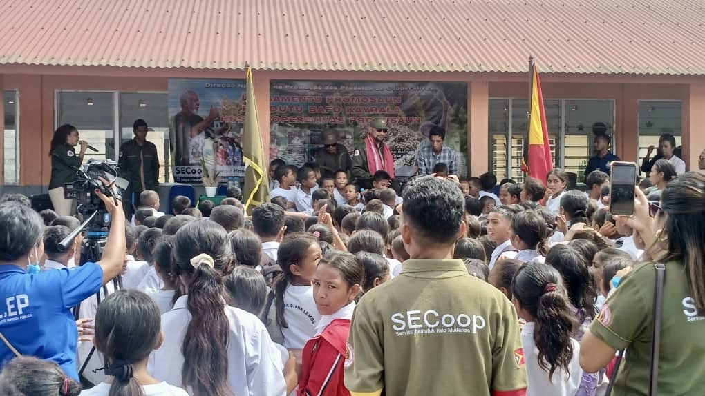 SEKoop hakarak promove Bafo Kay Rala inklui iha programa Merenda Eskolár