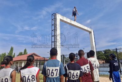 FOTO-ATUÁL : Kandidatu ba Ajente PNTL foun tinan 2025 husi munisípiu Aileu tuir teste iha CFP Komoro