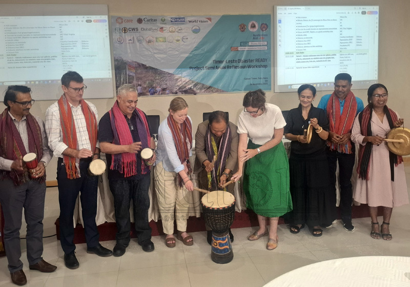 FOTO-ATUÁL : CARE International hala’o worshop kona-bá  DRP