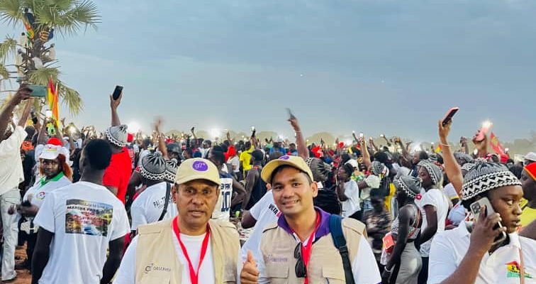 Ekipa g7+ observa kampaña ikus husi partidu sira ba eleisaun prezidensiál iha Giné-Bisau