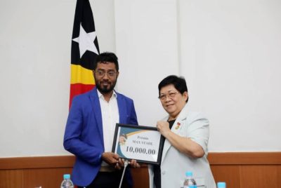 PPN atribui prémiu liberdade expresaun Max Stahl 2025 ba Amito Qonusere Araújo