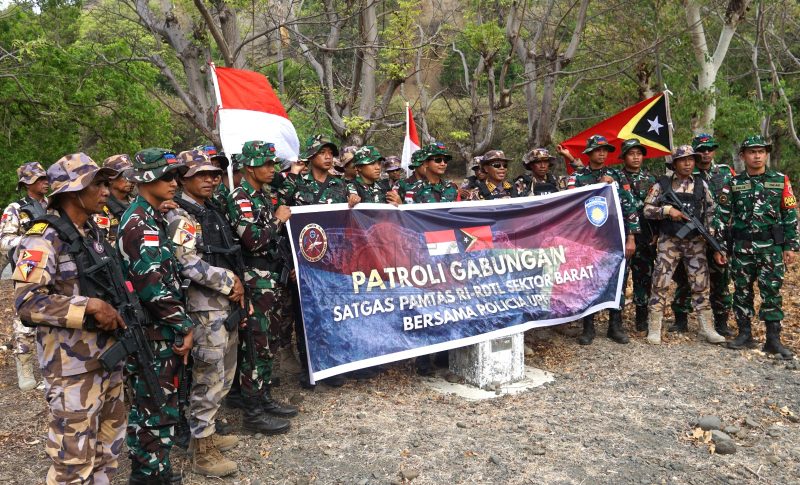 FOTO-ATUÁL : UPF no TNI hala’o patrullamentu iha fronteira