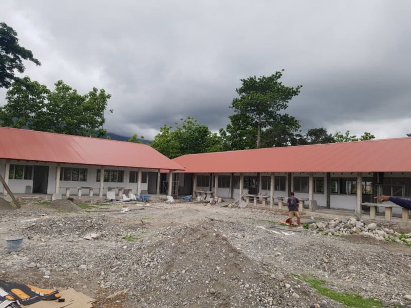 Konstrusaun saladeaula neen iha EBC Samutaben besik konklui