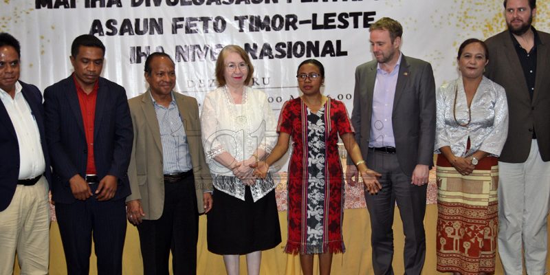 FOTO-ATUÁL : Rede Feto ho parseiru sira divulga plataforma asaun feto iha nivél nasionál