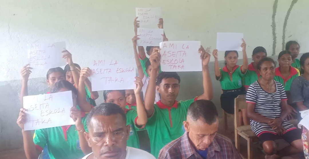 Movimentu Juventude Ossú sosilita ME anula desizaun taka Klase Paralela Sekundária Olokasa 