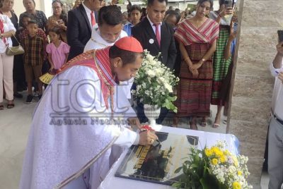 Don Virgílio inaugura Kapela Estasaun Misionária iha Manleuana