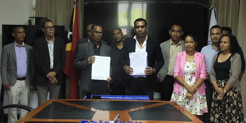 KFP-INSS asina MoU atu fasilita dadus Sigapnet