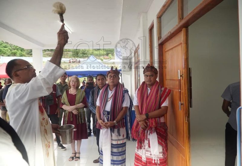MAE inaugura edifísiu STAE Oekusi iha Pante Makasar 