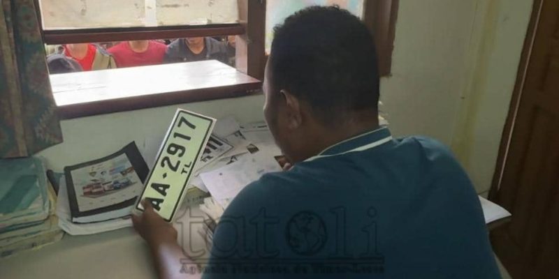 DNTT hahú distribui xapa matríkula orijinál 