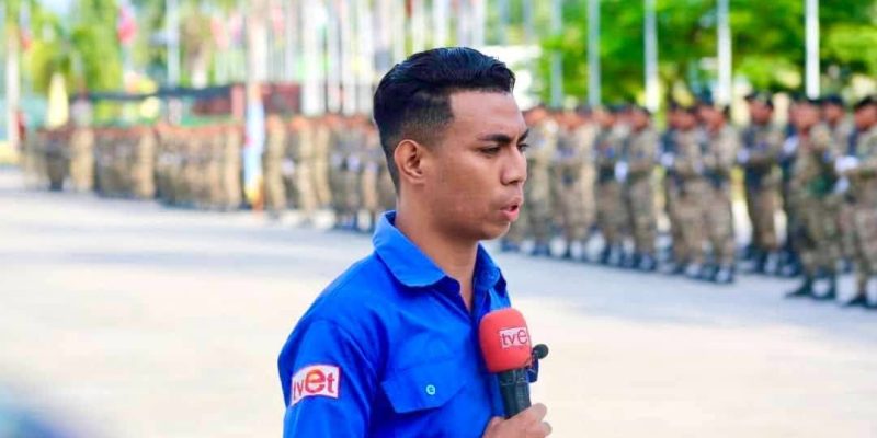 Komunidade mídia Timor-Leste lakon Ezequiel das Neves, íkone TVE-T