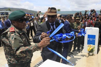 Governu inaugura edifísiu Akademia Militár iha Aileu