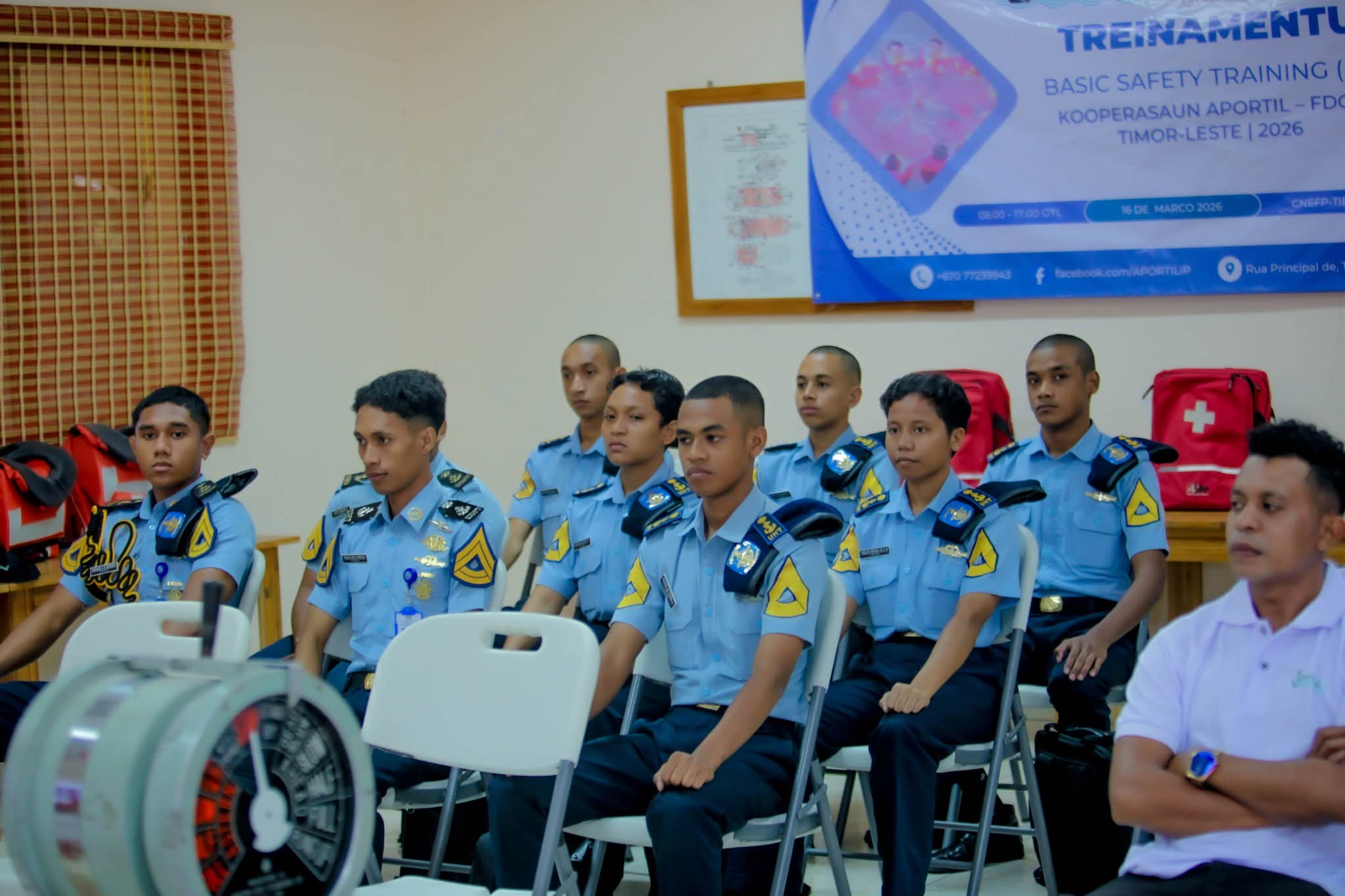 APORTIL lansa formasaun “Basic Safety Training” kapasita rekursu umanu iha setór marítima