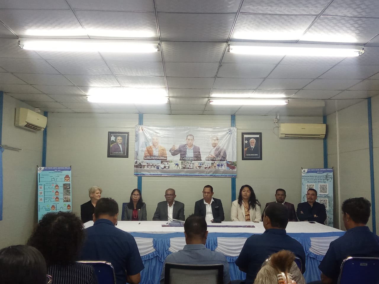 MKA-TL entrega materiál patrimóniu Estadu ba BTL implementa programa bee-saneamentu