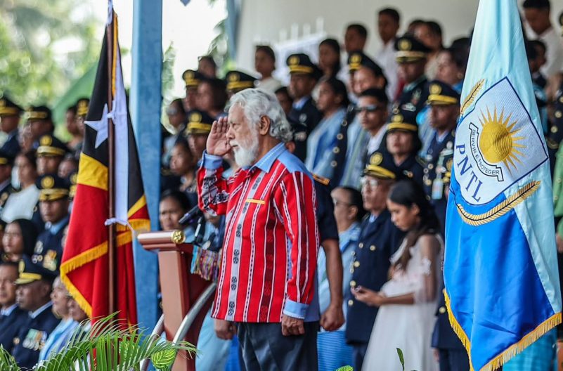Ofisiál superiór PNTL na’in-62 promovidu, Xanana enfatiza servisu profisionál no dedikasaun