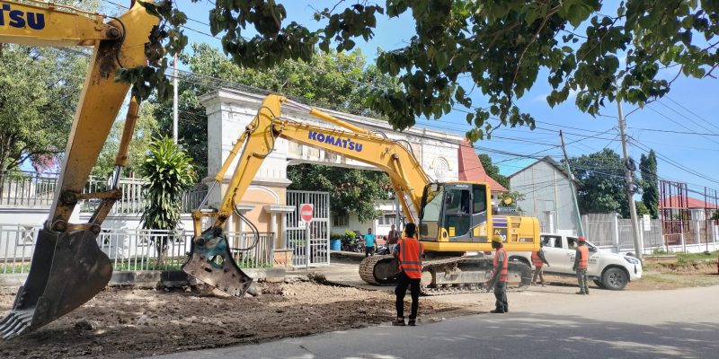 Estrada urbana Baukau pakote II hahú faze alargamentu