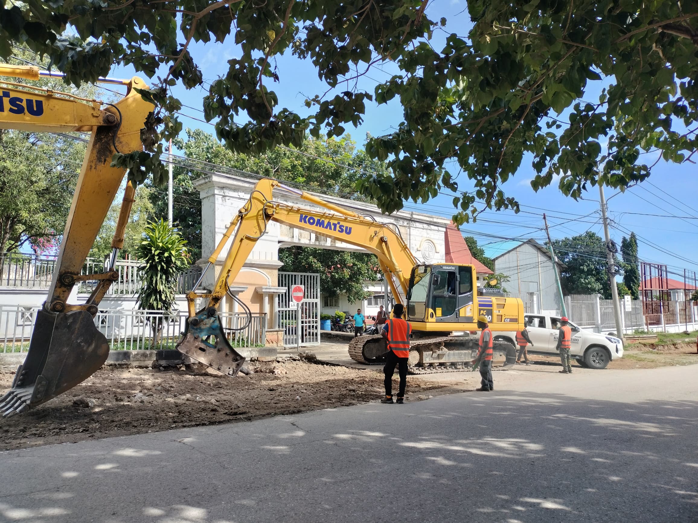 Estrada urbana Baukau pakote II hahú faze alargamentu