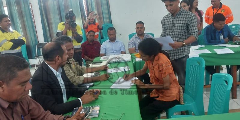 Empreza Timor Resources indeminiza komunidade afetadu projetu perfurasaun Feto Kmaus II Kovalima
