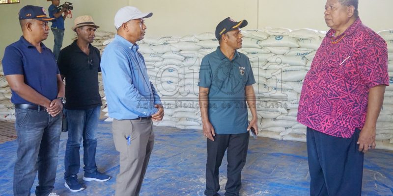 SEPS apoia foos saka 1.500 ba RAEOA hodi atende dezastre naturál