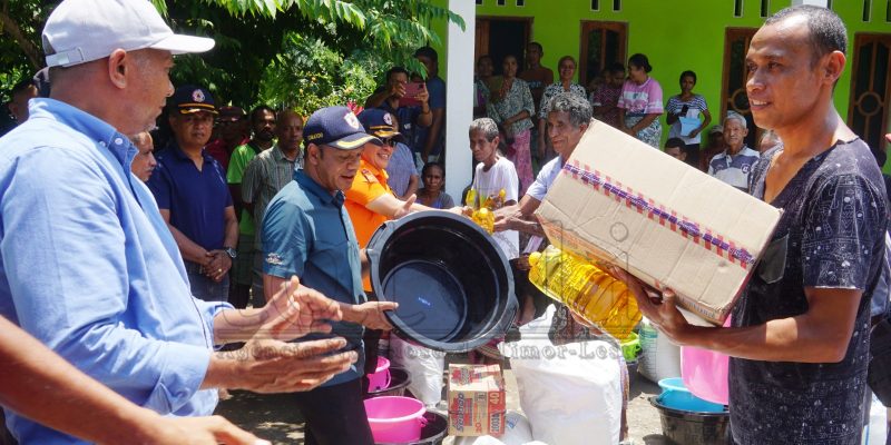 SEPS tulun vítima dezastre naturál uma-kain 50 iha suku Cunha Pante Makasar